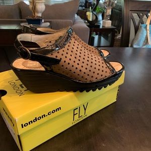 Fly London leather and suede sandals size 40 (9)